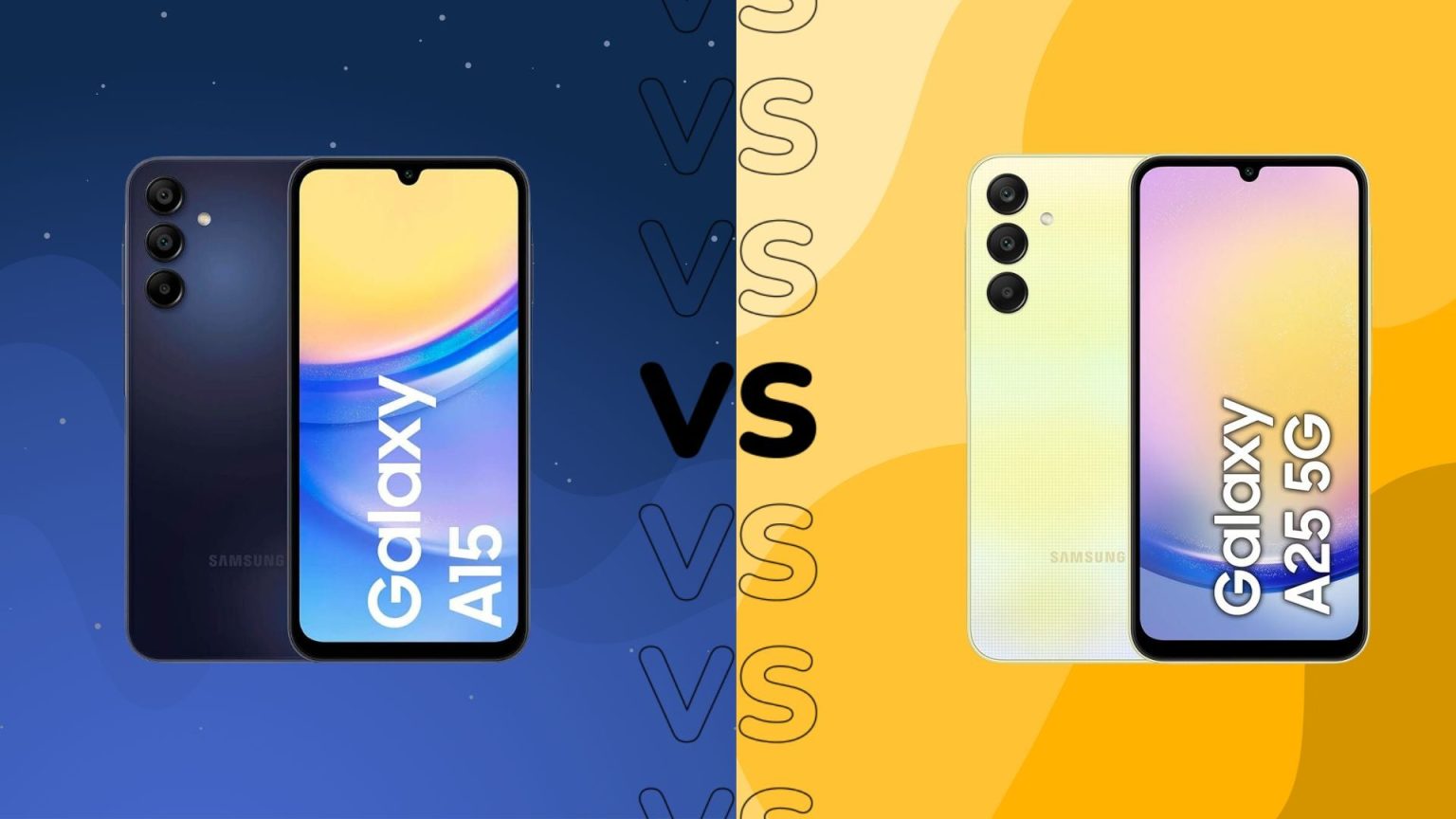Samsung Galaxy A15 vs Samsung Galaxy A25 %C2%BFQue telefono inteligente