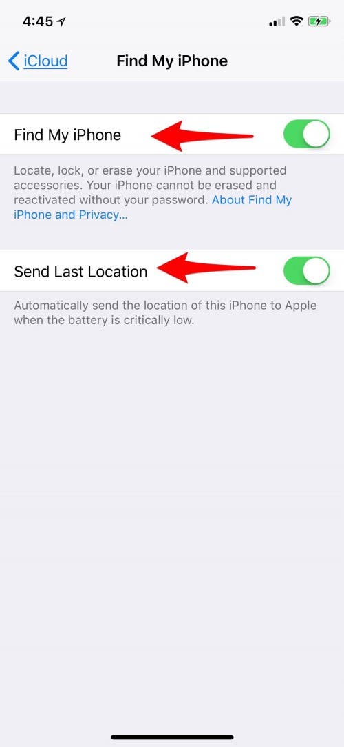 desactivar buscar mi iphone