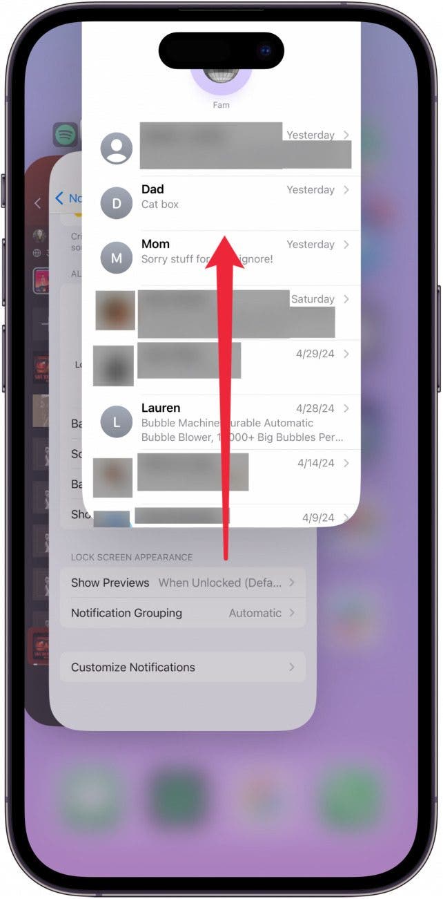 no recibir notificaciones de mensajes de texto iphone