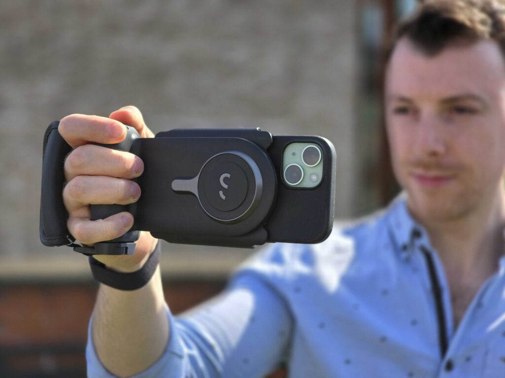 El ShiftCam ProGrip en uso