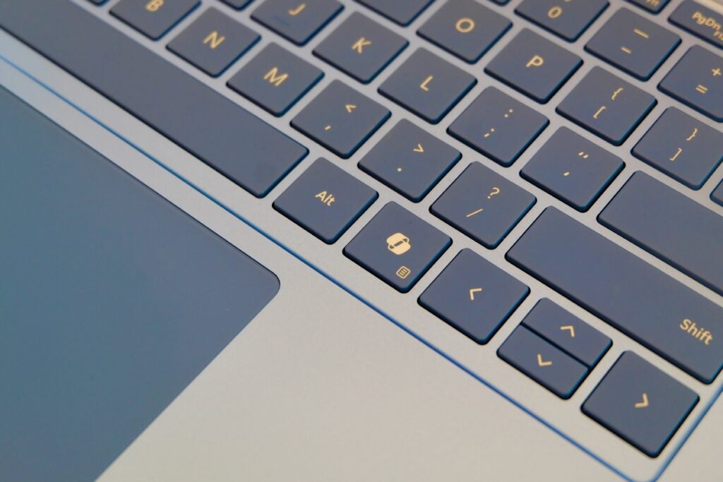 Teclado para PC Surface Laptop 6 Copilot Plus en azul
