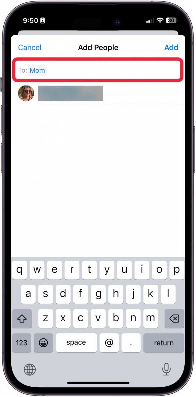 Las contraseñas del iPhone no se muestran.