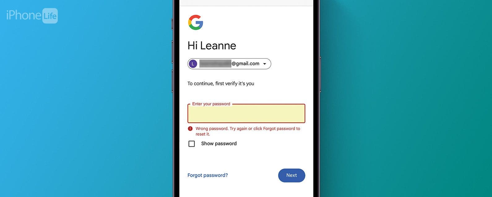 Como cambiar su contrasena de Google en iPhone y iPad