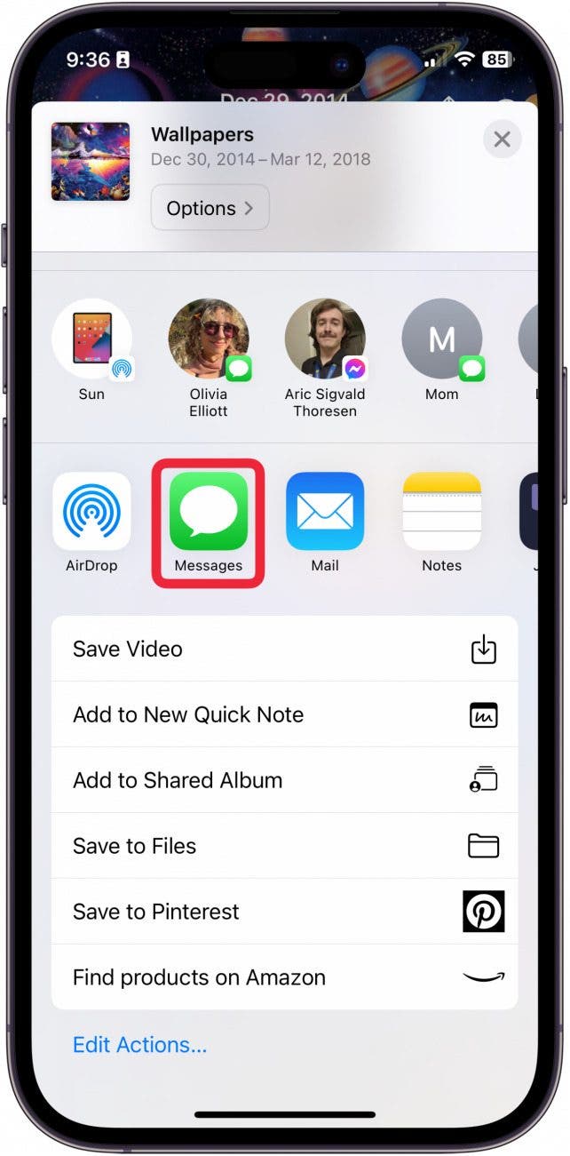 cómo compartir una presentación de diapositivas desde iphone