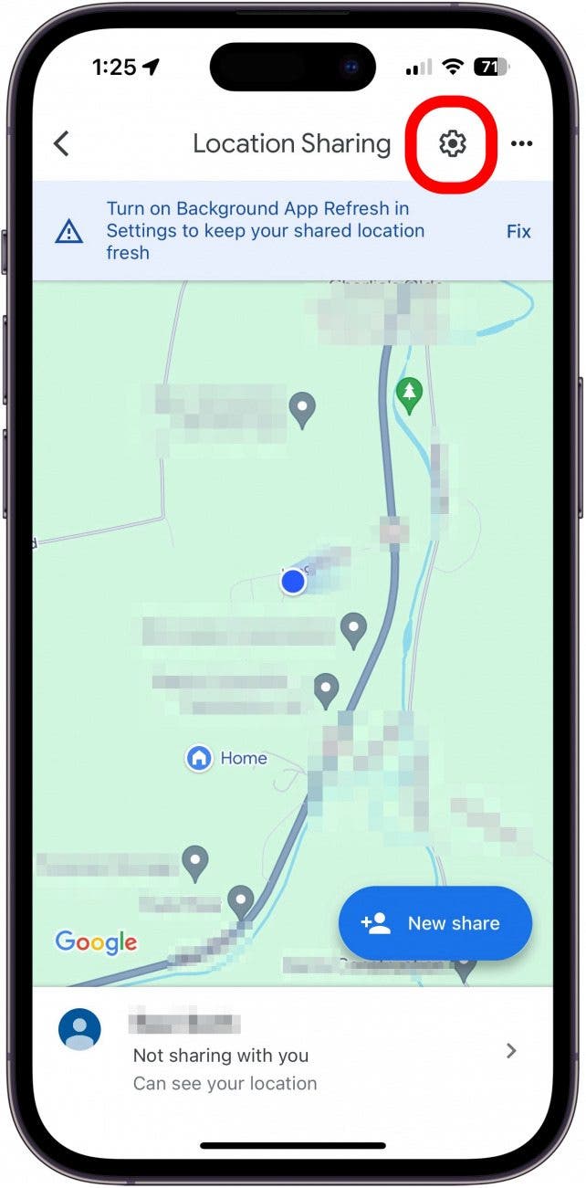 cómo compartir ubicación de iPhone a Android