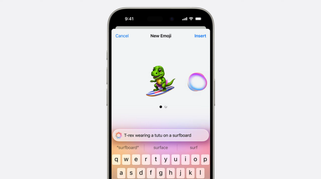 Inteligencia de Apple Genmoji