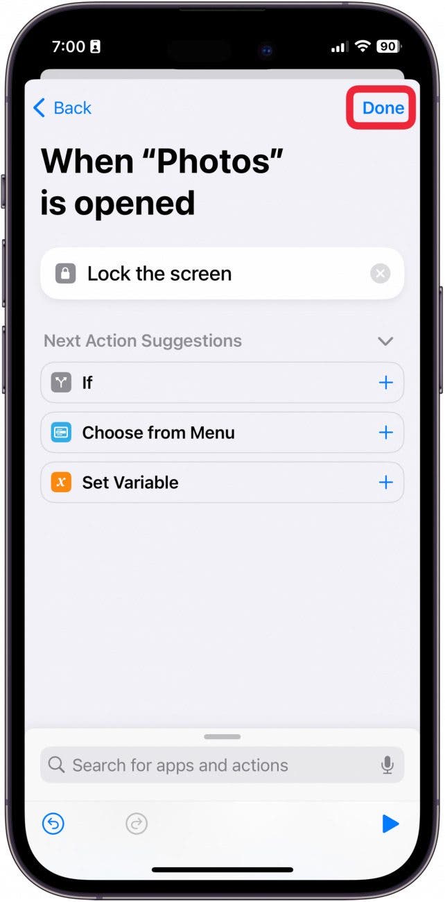 cómo bloquear la galería en el iphone