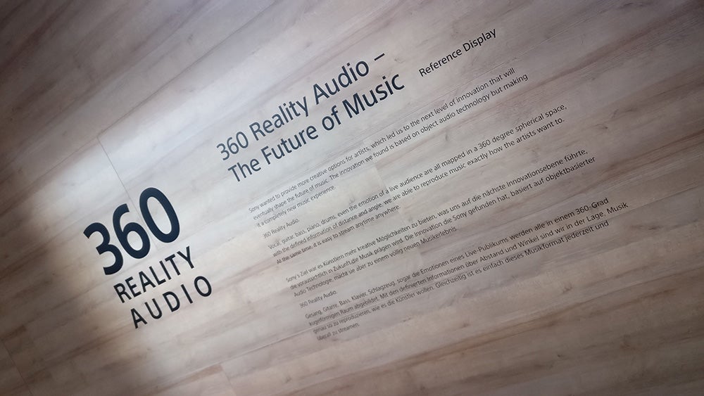 Audio de realidad 360 de Sony
