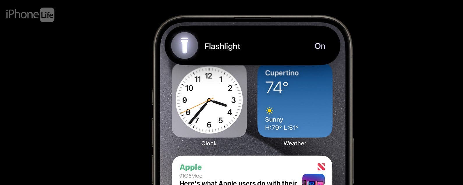 Apaga la linterna de tu iPhone con un solo toque