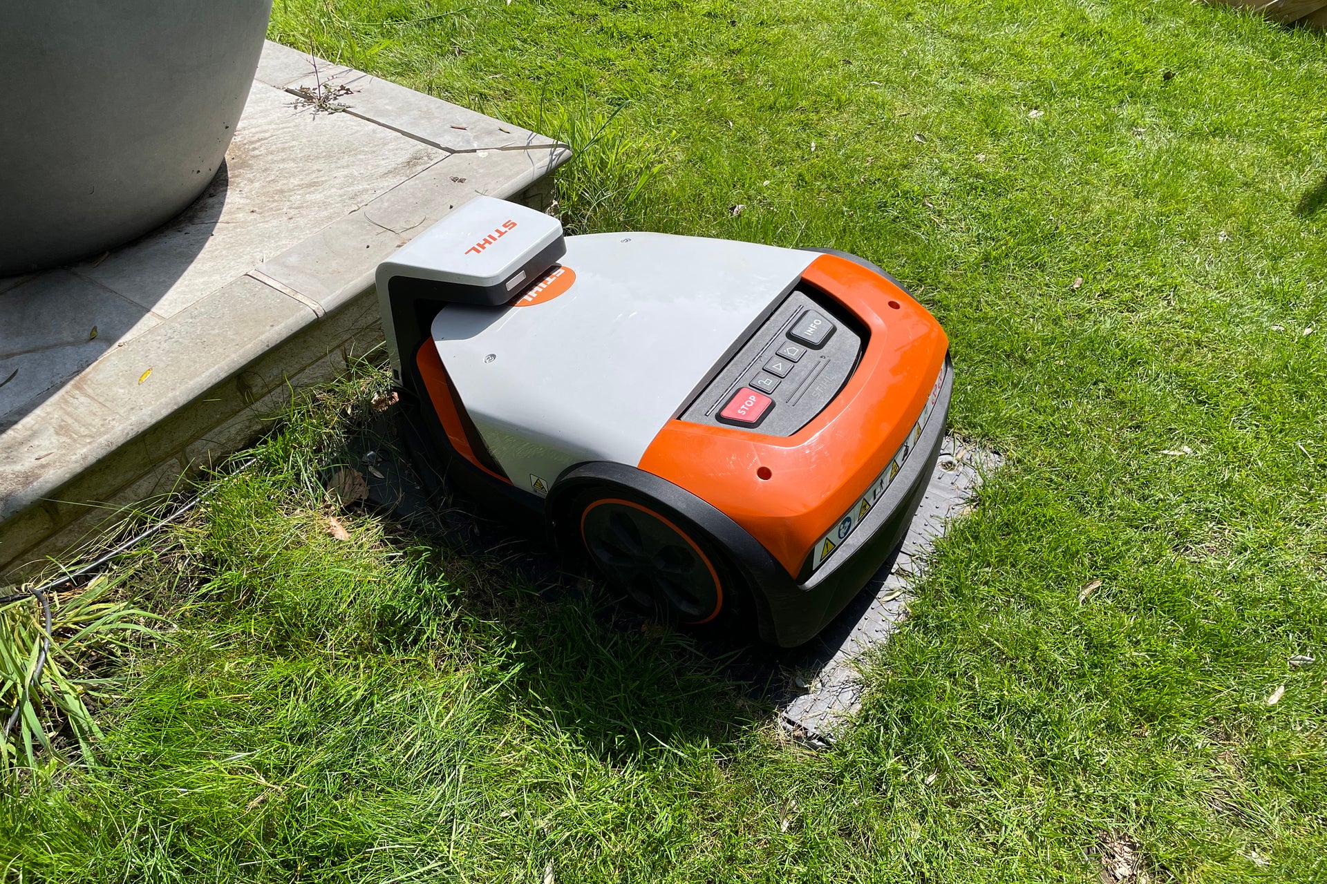 Stihl iMOW 7 acoplado