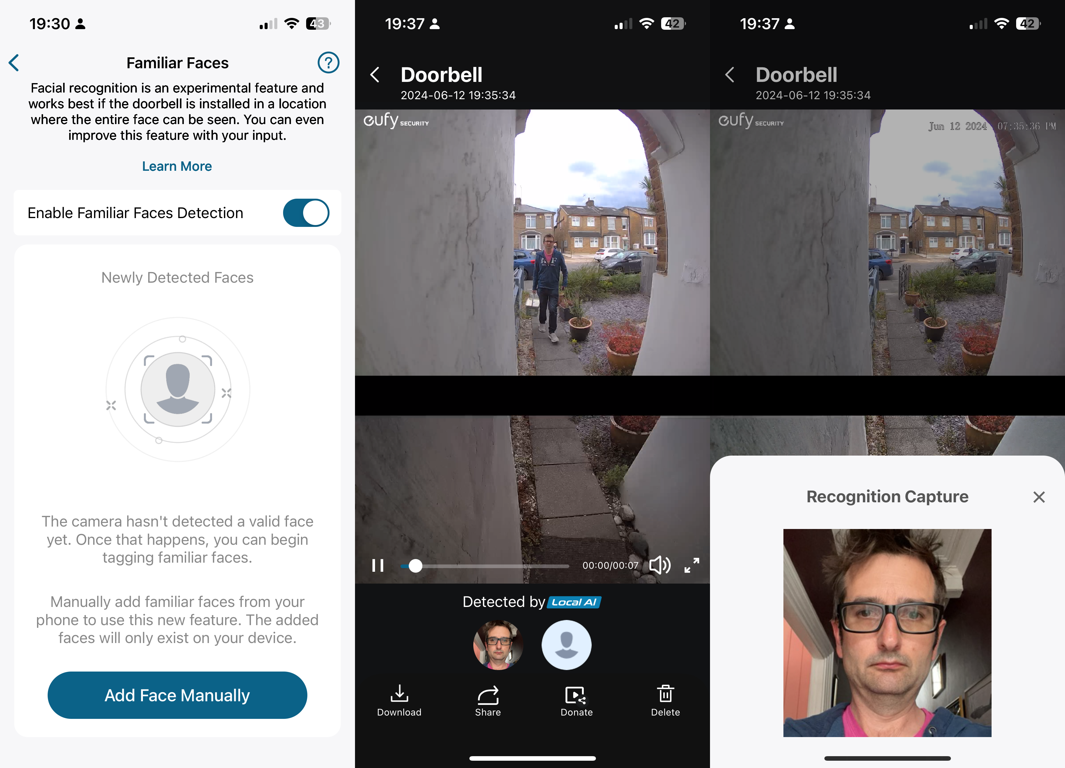Timbre con vídeo Eufy E340 con reconocimiento facial