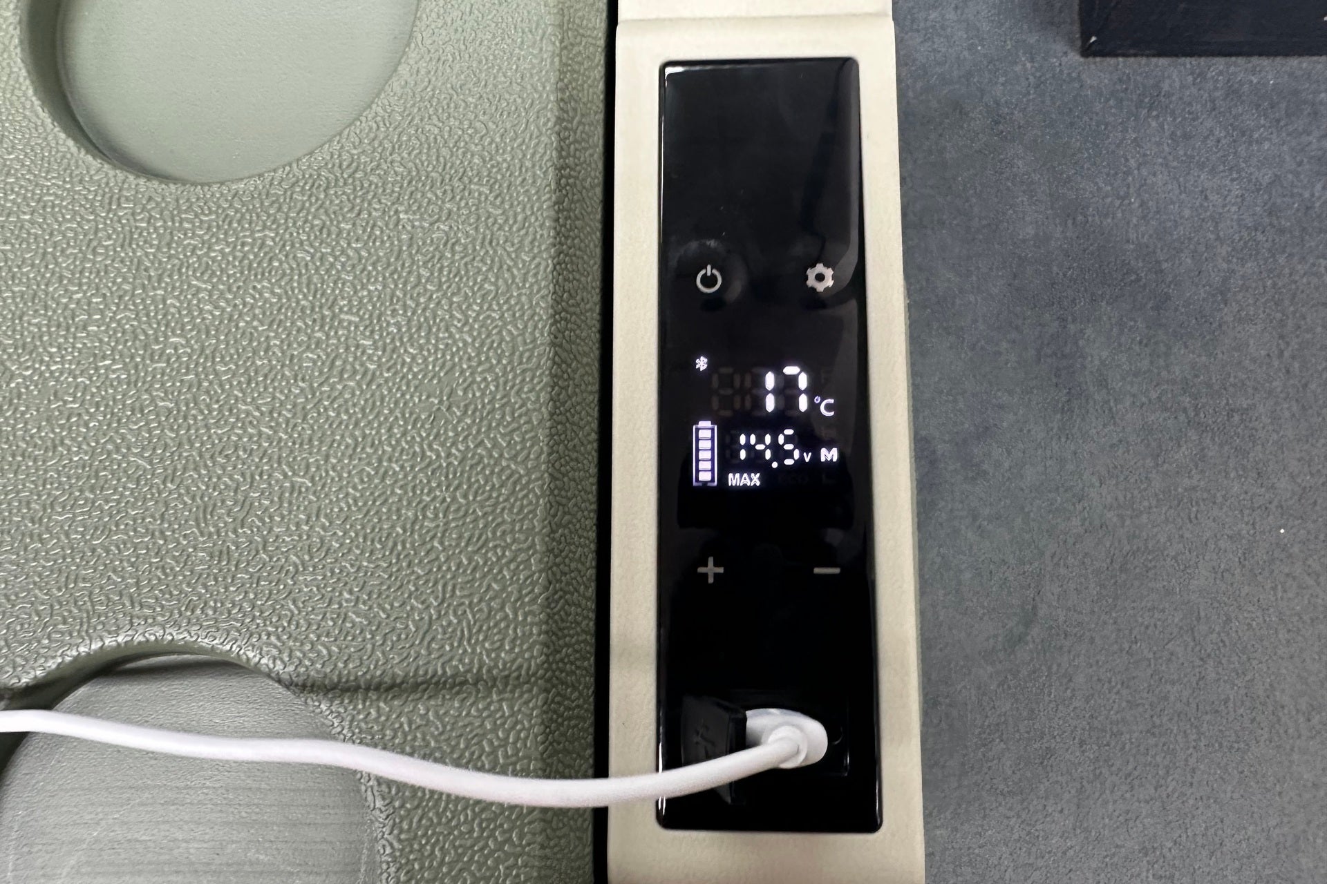 Nevera LED AAOBOSI Nevera para coche Pantalla 50L