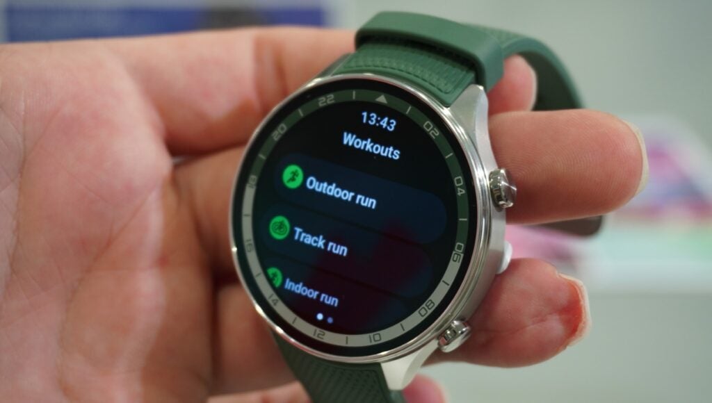 Entrenamientos en el OnePlus Watch 2R