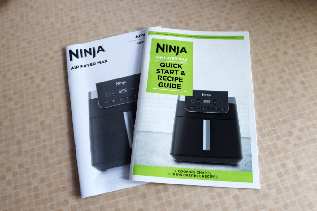 Manual de instrucciones - Freidora de aire Ninja MAX PRO 6.2L AF180UK