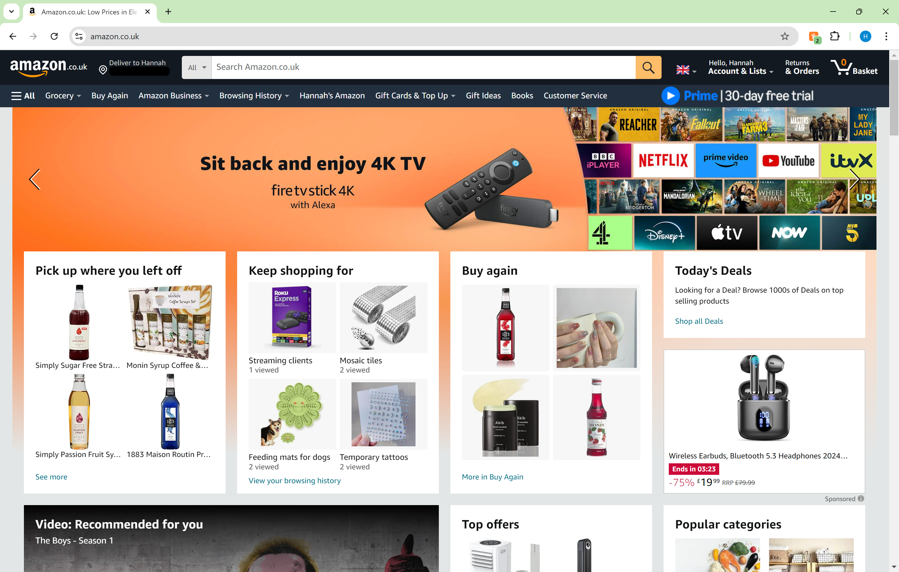 Como ocultar un pedido en Amazon