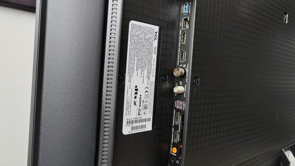 Conexiones del TCL C805