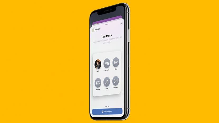 Manten tus contactos favoritos en la pantalla de inicio del