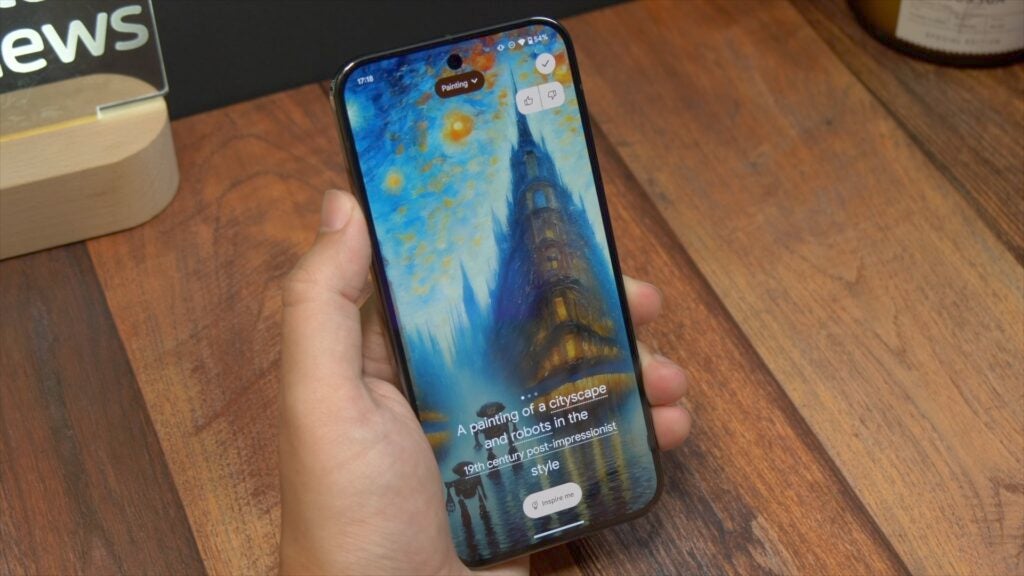 Consejos de Pixel: fondo de pantalla con IA
