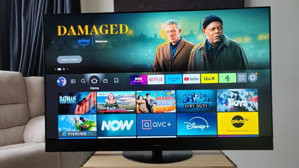 Interfaz de Fire TV Panasonic Z95A