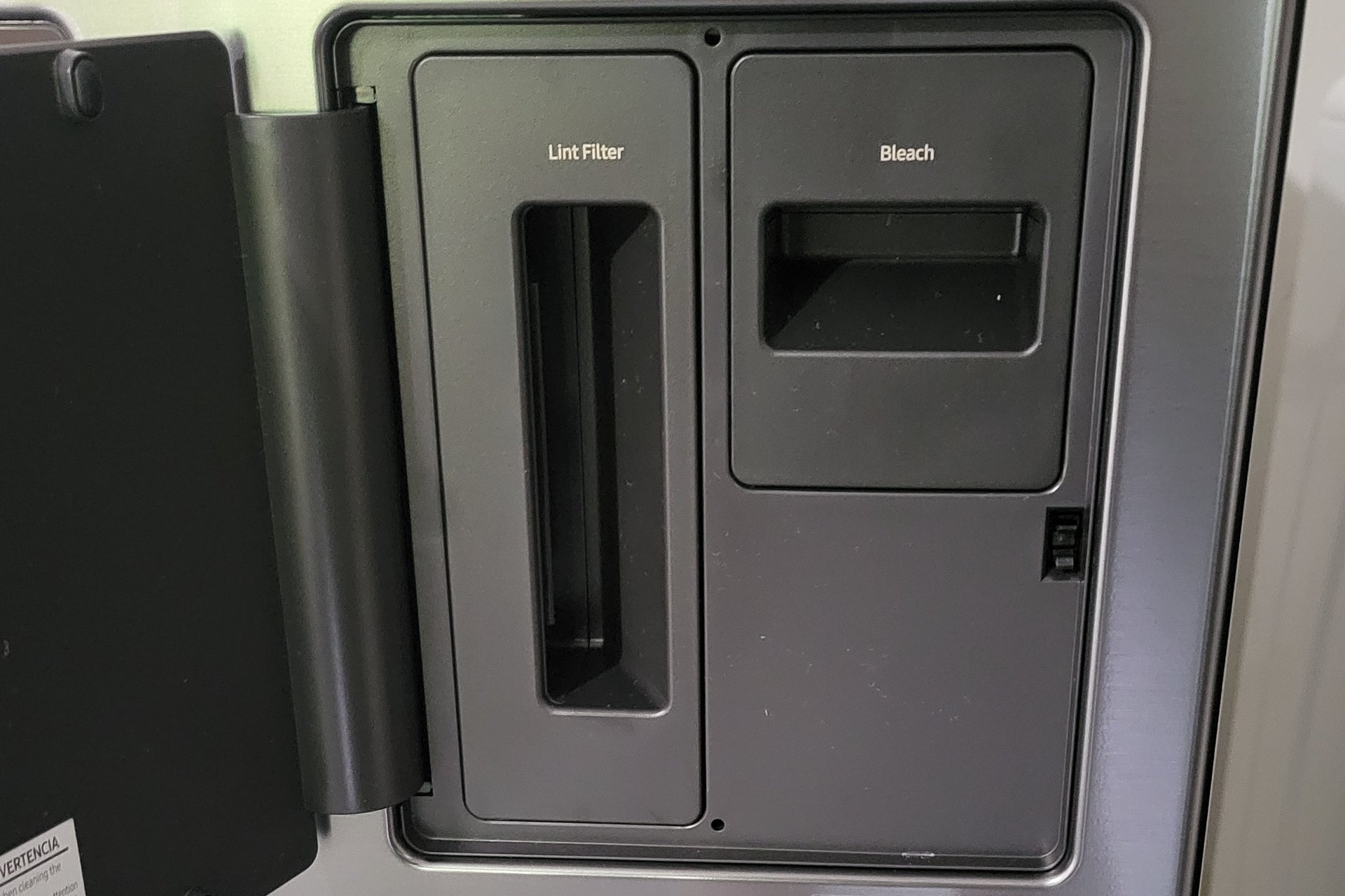 Samsung Bespoke AI Laundry Combo WD53DBA900HZA1 Limpiador de pelusa y blanqueador
