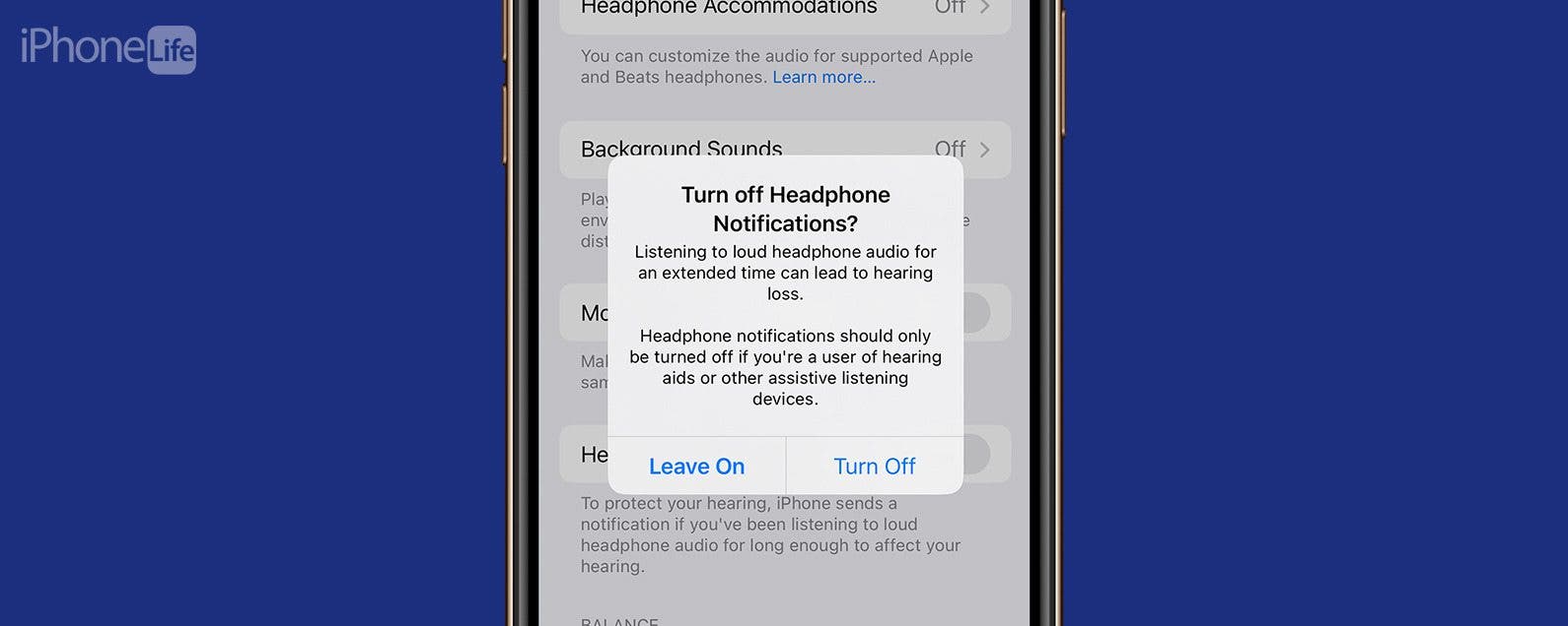 Como desactivar las notificaciones de seguridad de los auriculares en