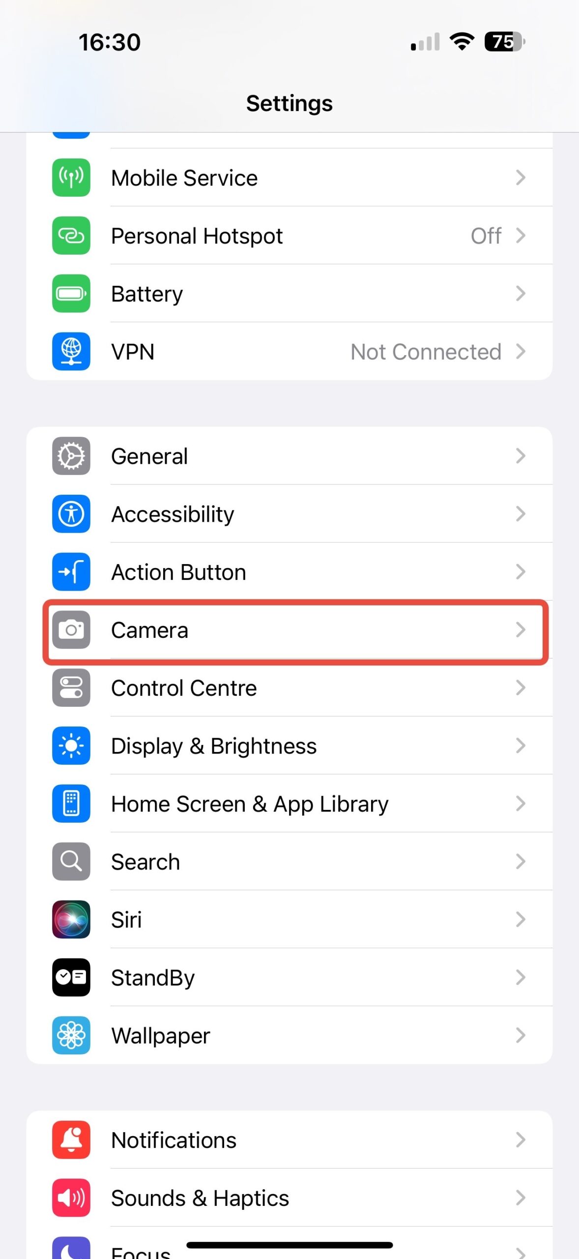1727805628 595 Como cambiar la funcion Control de camara en iPhone 16