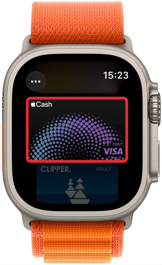 Toca tu tarjeta Apple Cash.