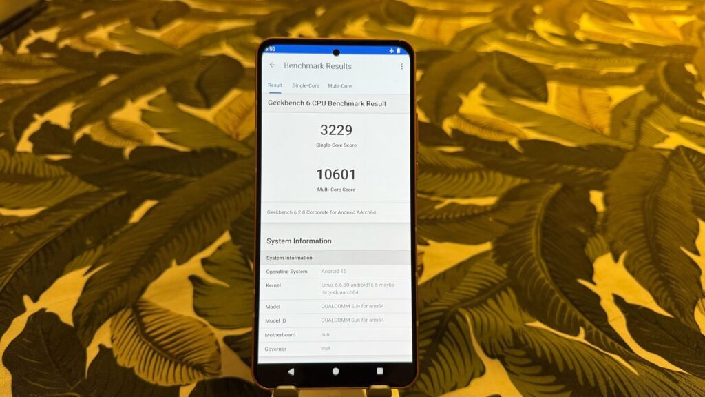 Puntos de referencia del Snapdragon 8 Elite