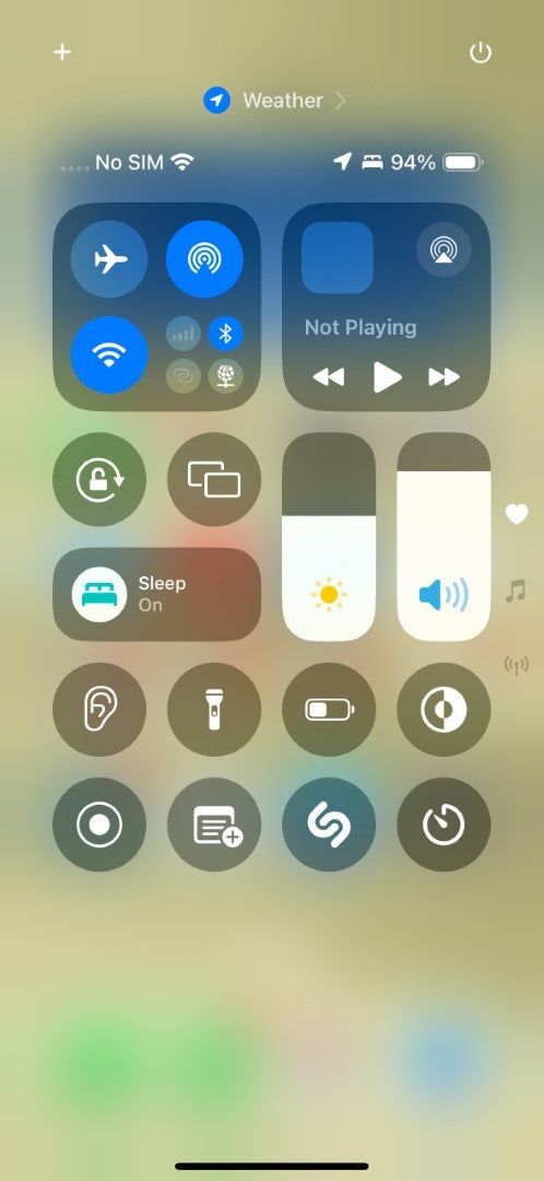 Como editar el Centro de control en iPhone en iOS