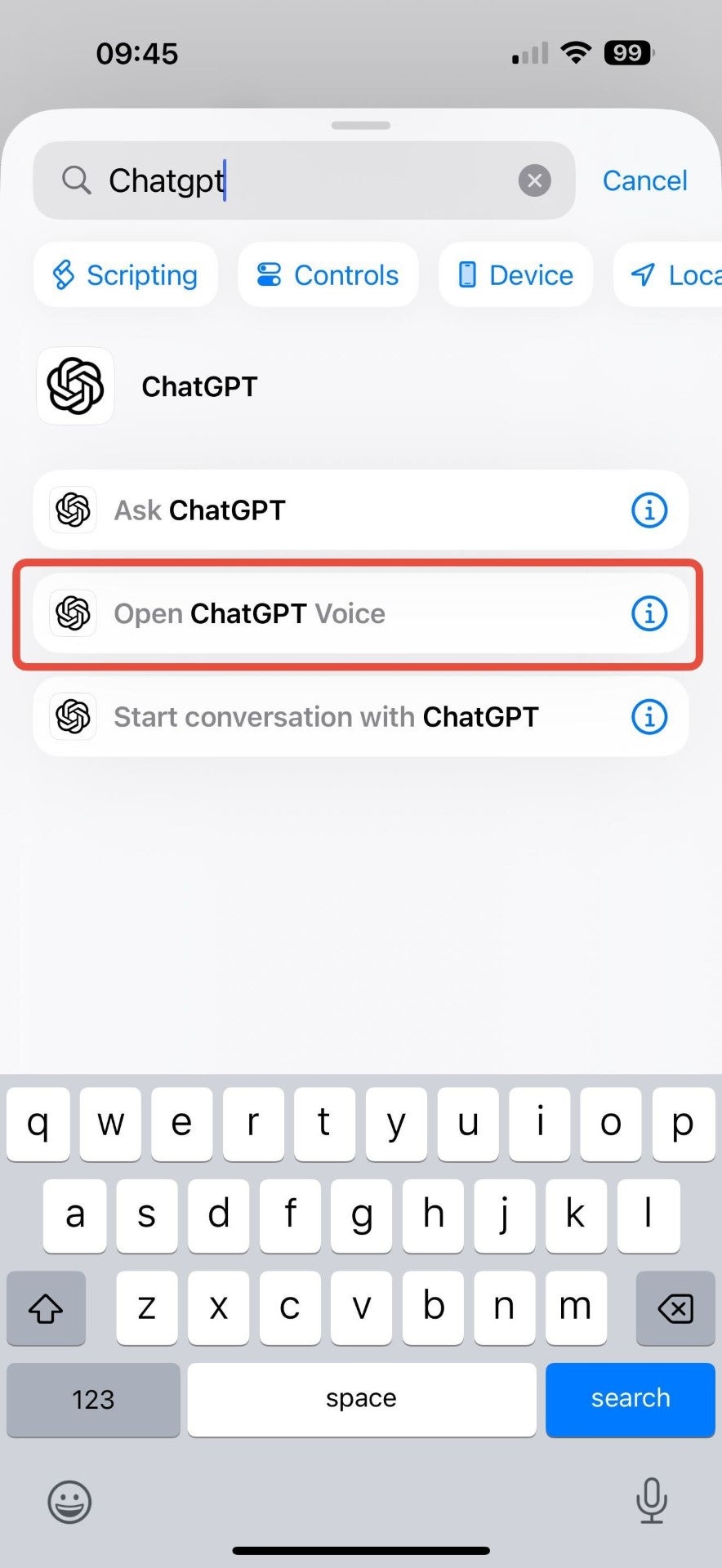 1730722340 529 Como abrir ChatGPT con el boton de accion del iPhone