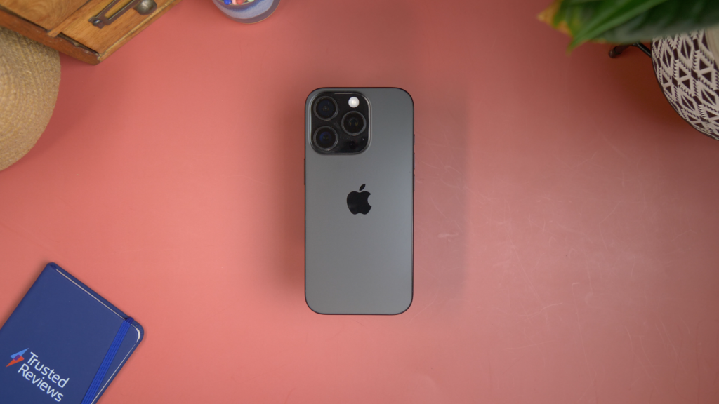 iPhone 16 Pro - Top down, Back, Medium