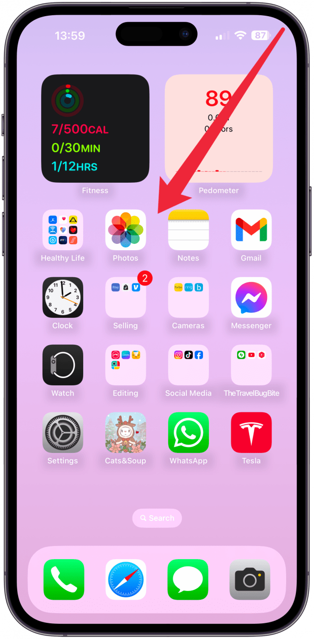 Abra el Centro de control en su iPhone deslizándose hacia abajo desde la esquina superior derecha de su pantalla.