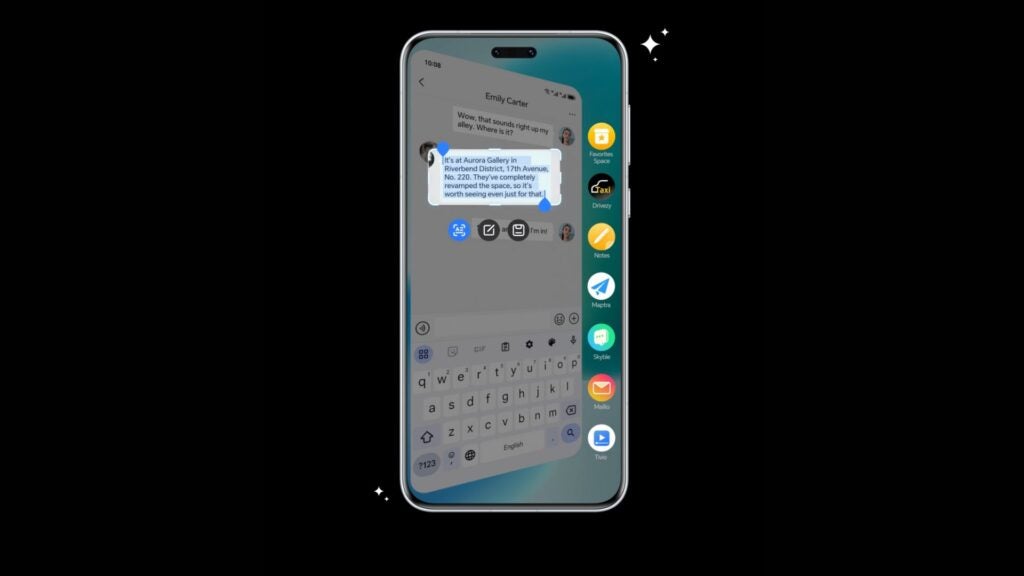 Honor Magic 7 Pro mostrando Magic Portal