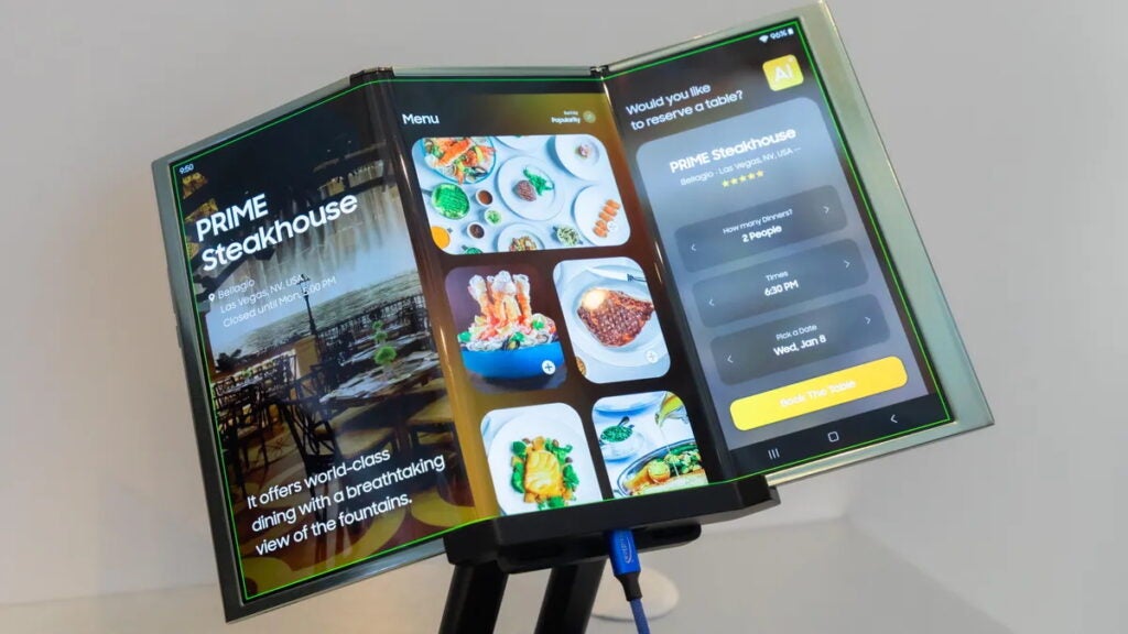 Concepto plegable triple Samsung Display de CES 2025