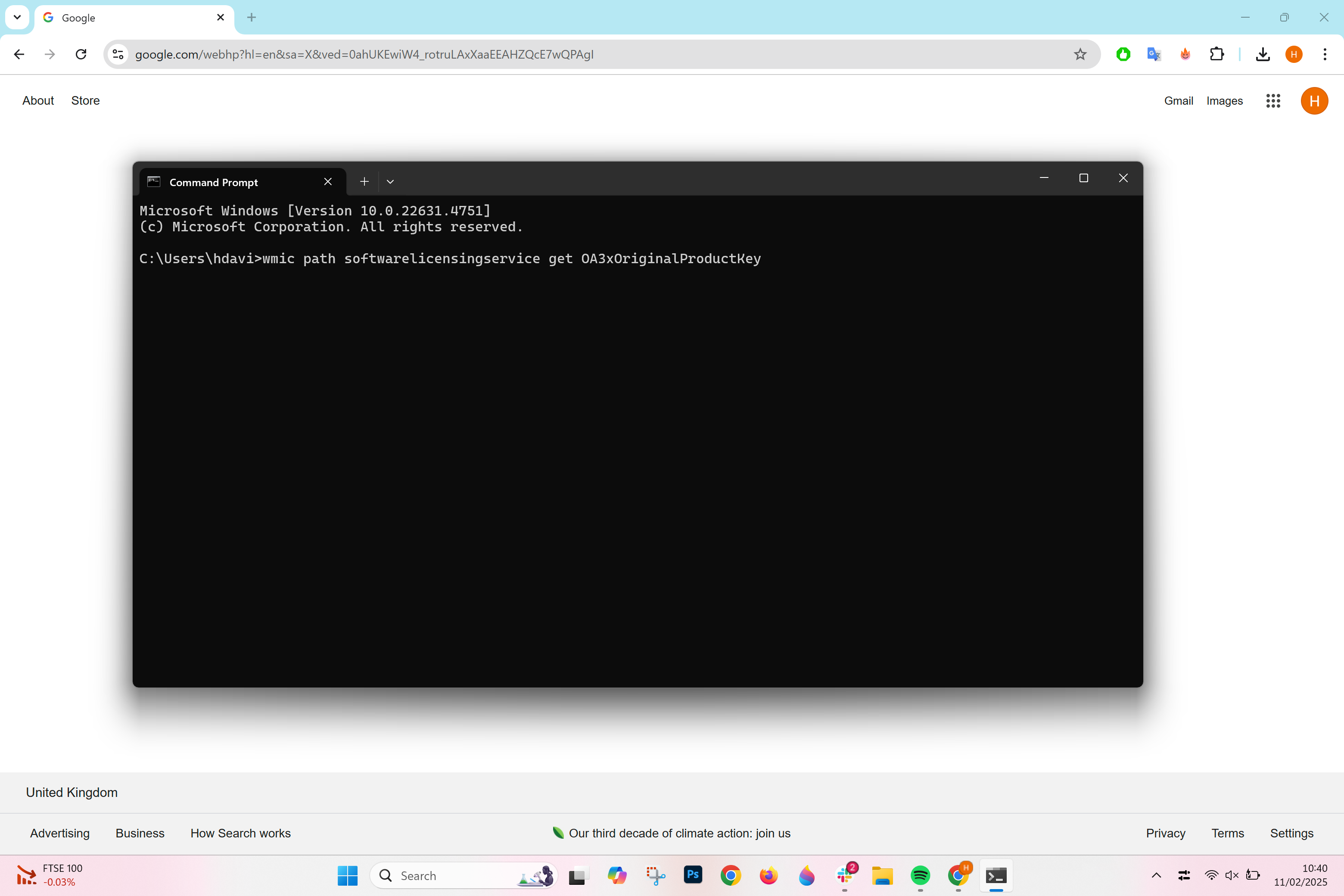 1739289645 638 Como encontrar su clave de producto de Windows 11
