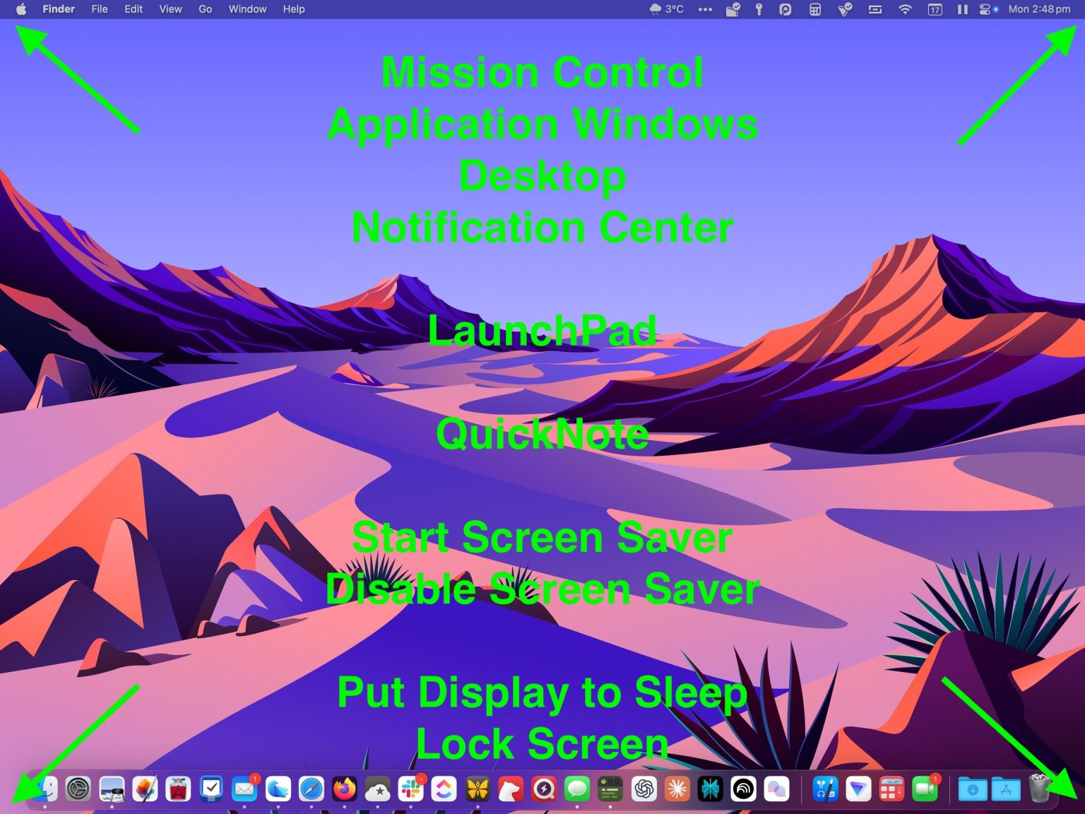 1739805874 Consejo de macOS configurar y controlar las esquinas calientes con