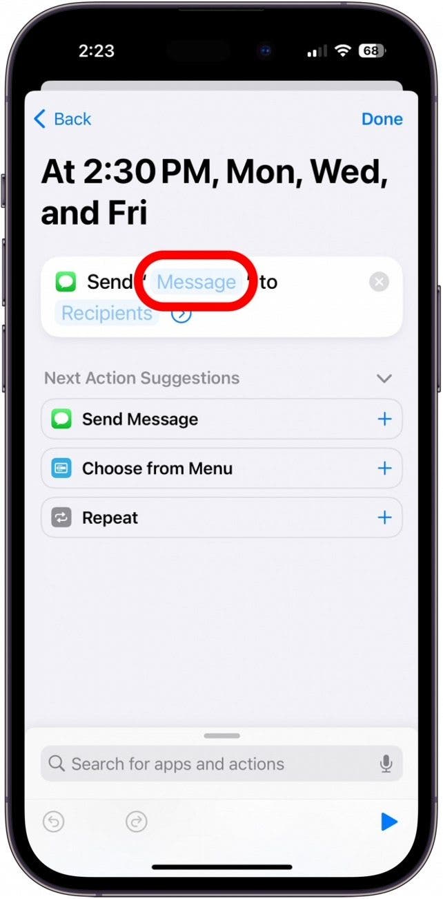 1740604342 778 ¿Puedes programar un mensaje de texto en iPhone ¡Si asi