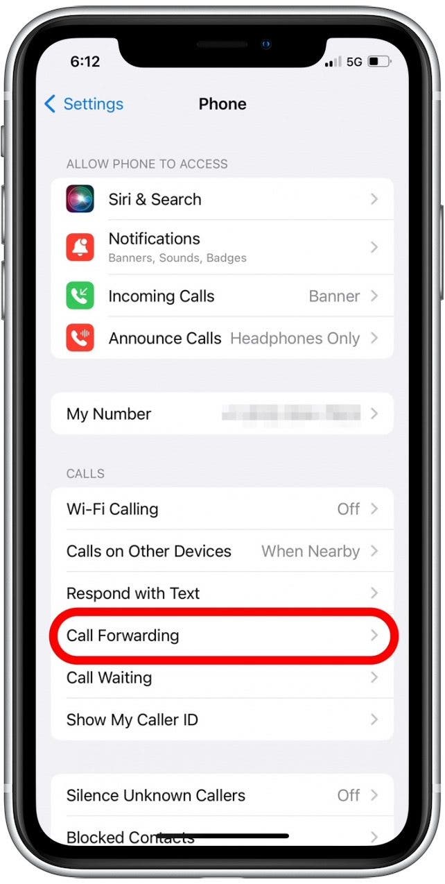 Como reenviar las llamadas al iPhone