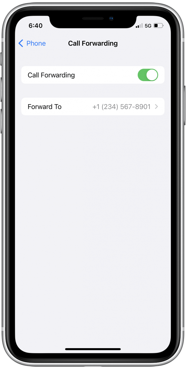 Como reenviar las llamadas al iPhone