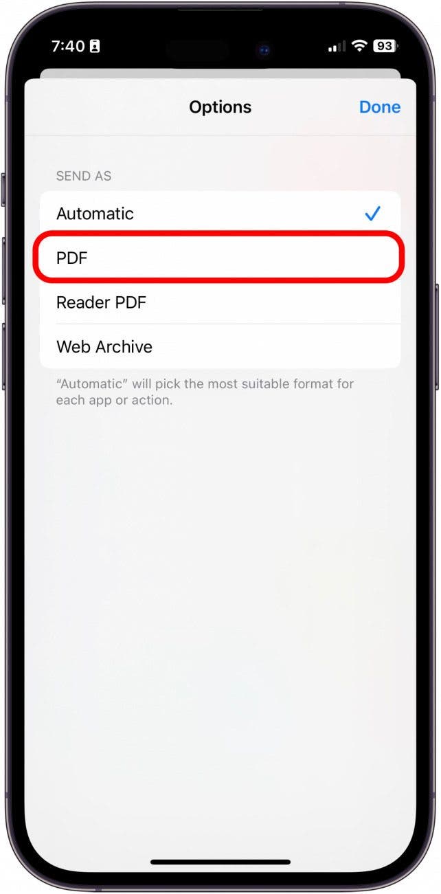 Cómo descargar la página web como PDF