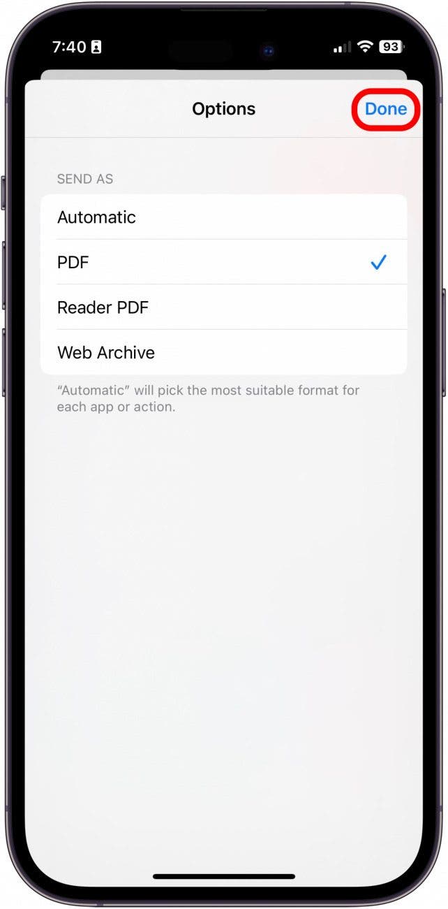 Cómo descargar la página web como PDF