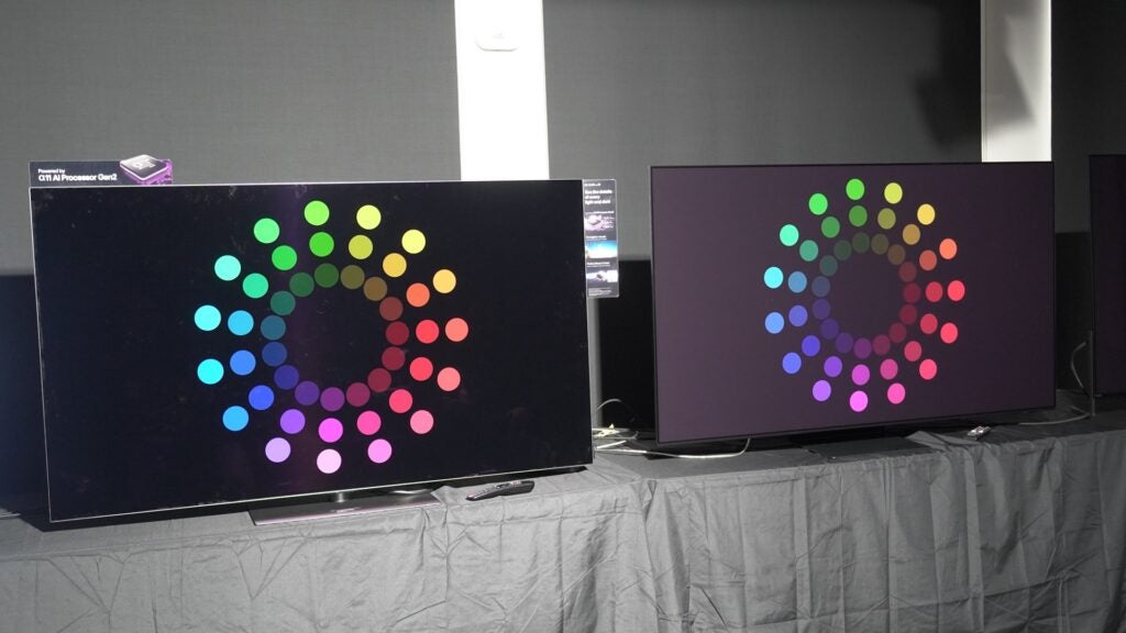LG G5 Samsung S95D Colors