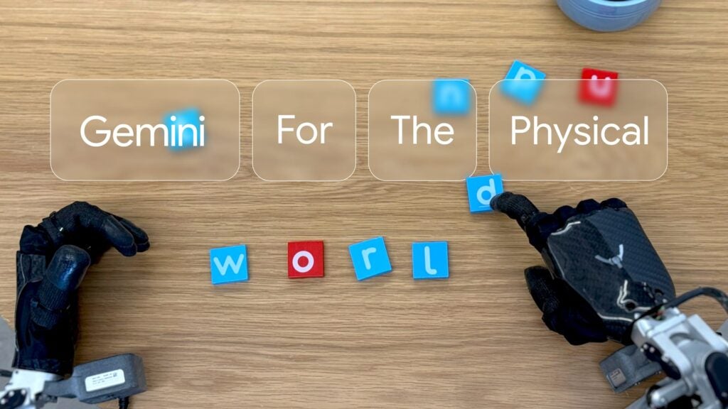 Google Géminis para el mundo físico
