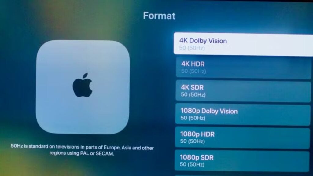 Formato de Apple TV