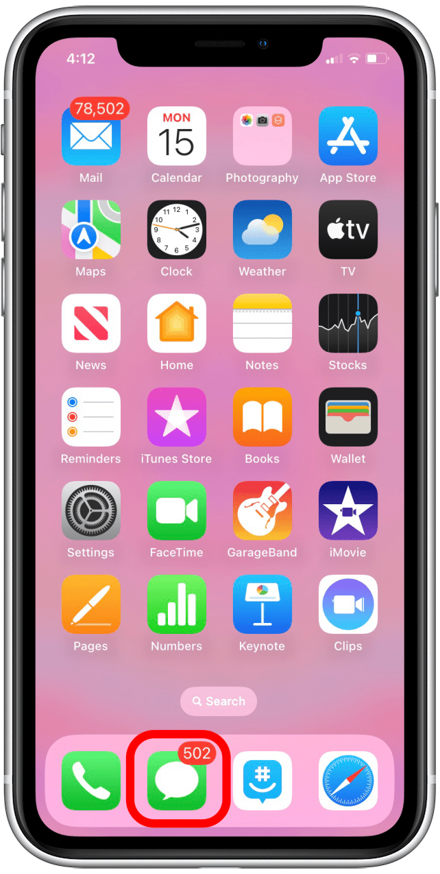 Como ver solo mensajes no leidos en iPhone
