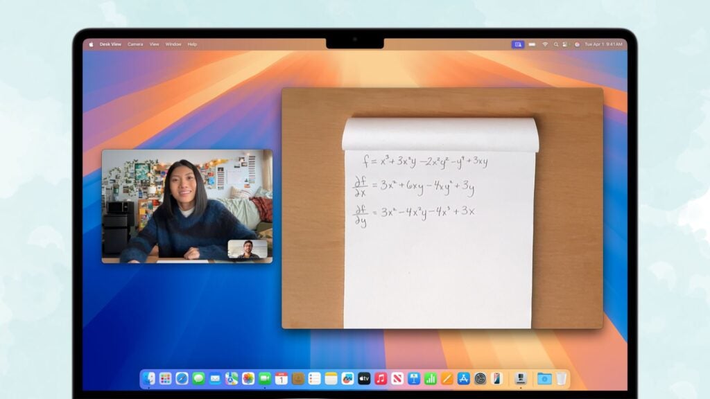 Vista de escritorio en MacBook Air M4