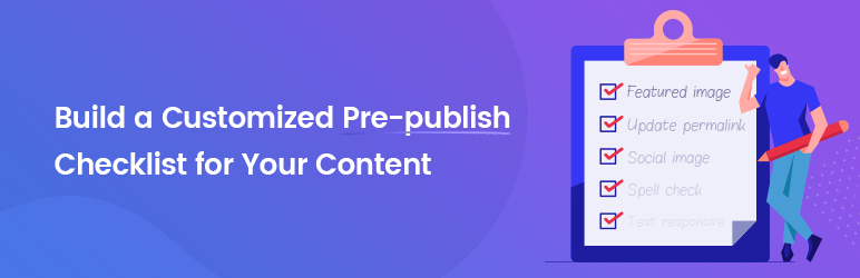 Plugin de liste de contrôle de pré-publication