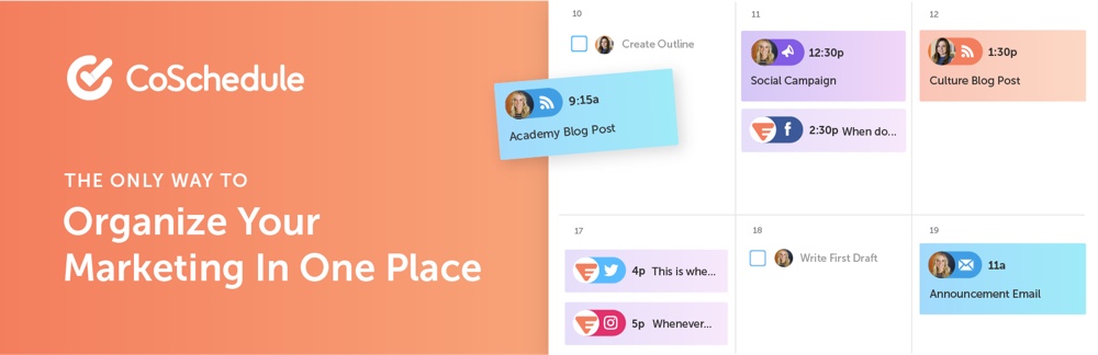 Plugin WordPress gratuit CoSchedule