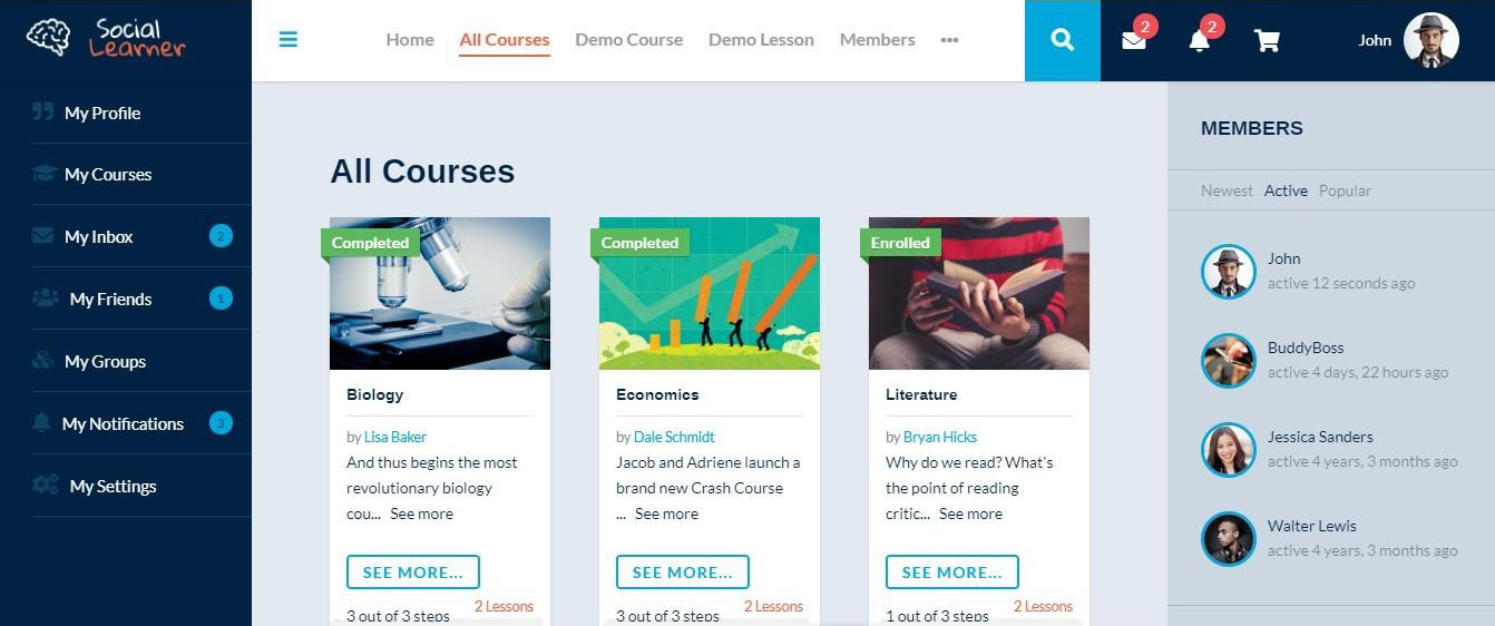Le thème WordPress du patron
