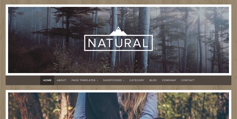 Thème WordPress écologique naturel
